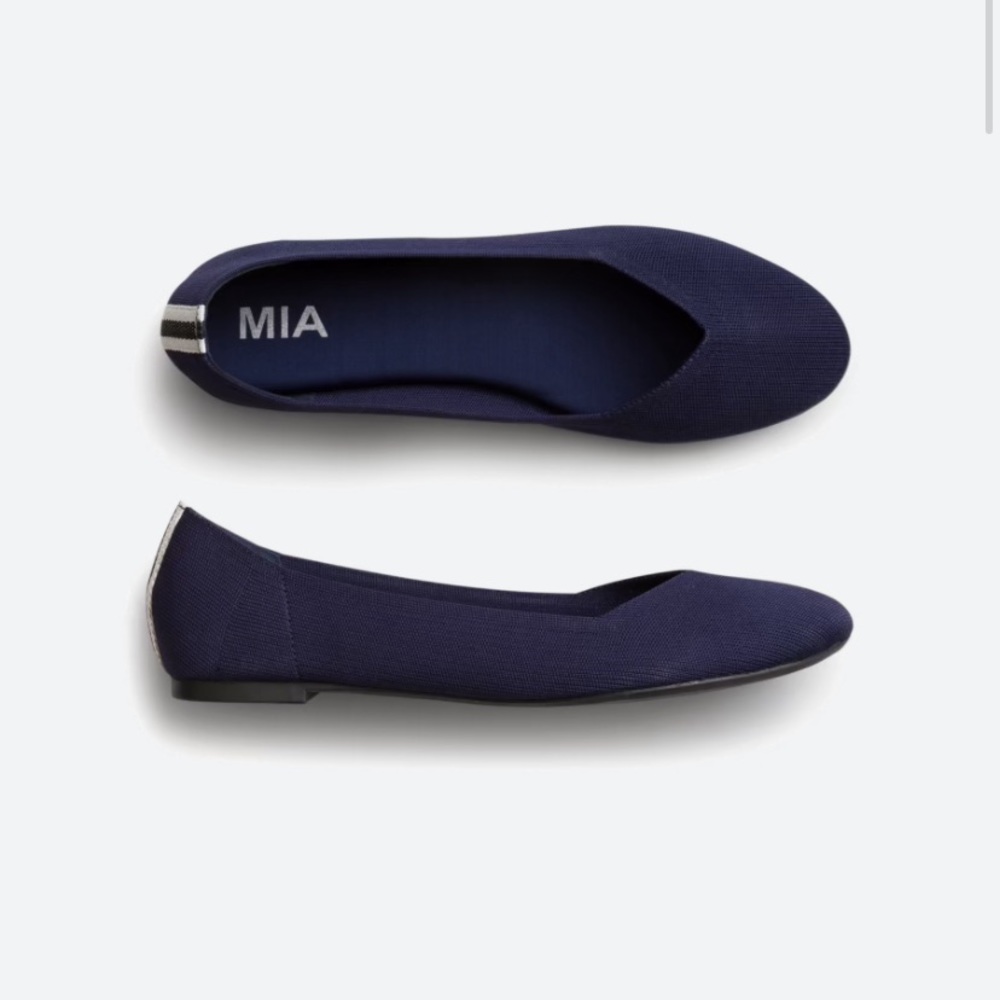 Brand new navy flats